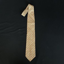 BRIONI 100% Silk Yellow Luxury Hand Made In Italy Mens Tie