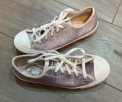 Converse all star pink glitter - all,
