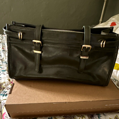 Primark black faux leather - primark,