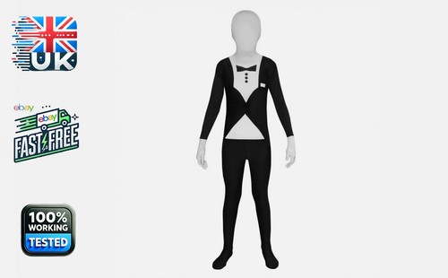 Kids slenderman morphsuit boys - morphsuit,