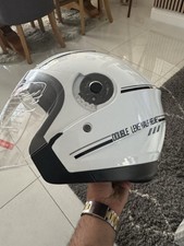CRASH HELMET NEW WHITE 1 SIZE