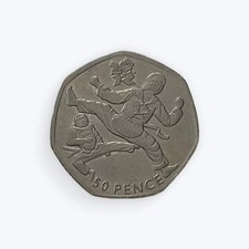 2011 Olympic Taekwondo 50p coin