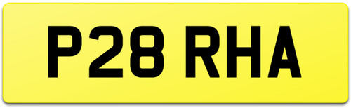 Private car reg - number, plate
