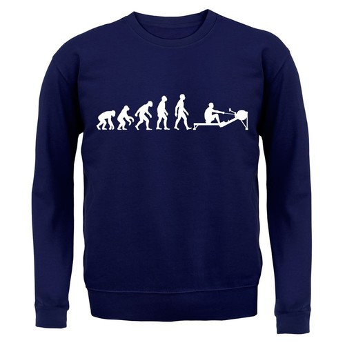 Evolution man rowing - evolution,