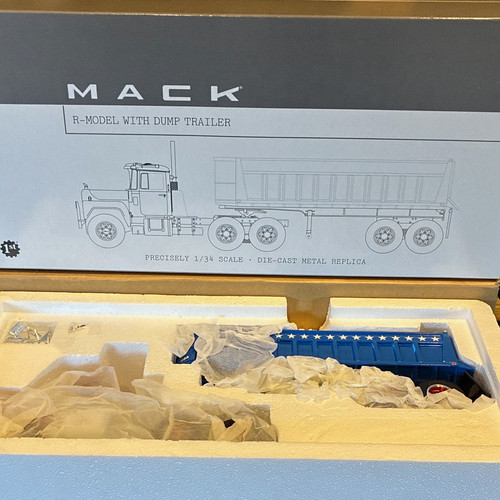 Mack model truck dump - mack, w/