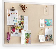 Emfogoo Cork Board with Linen