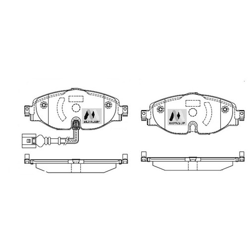 Brake pads set - brake,