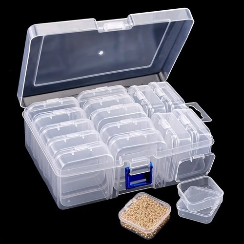 14pcs clear plastic bead - “14pcs,