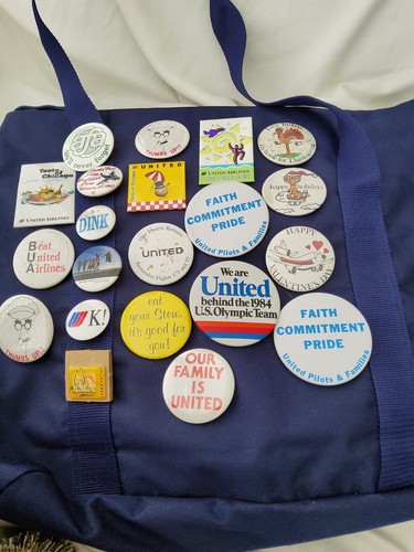 United airlines badges - united, &
