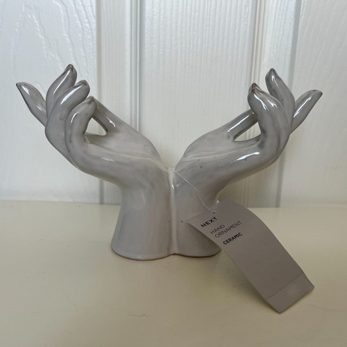 New next grey hands - new, sculpture