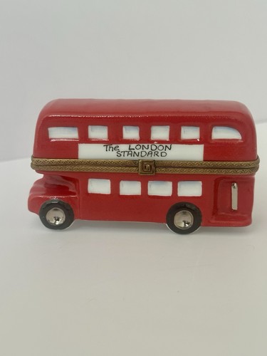 Red double decker - red, limoges