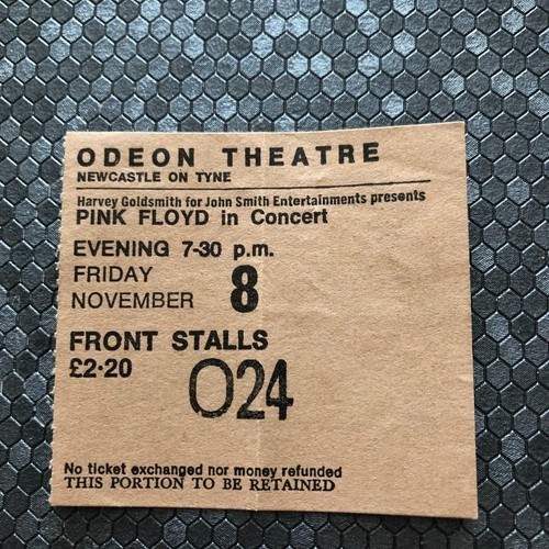 Pink floyd ticket newcastle - ticket,