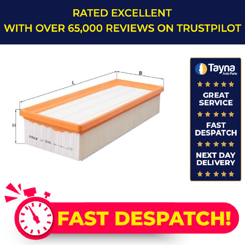 Air filter lx2046 - air, mahle