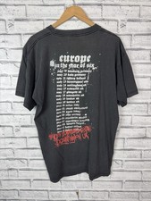 Vintage 2006 Down Europe Tour T Shirt  Face Download Festival RARE - XL