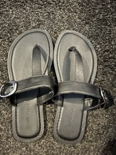 Ladies Wide Fit Flip Flops Size 5 Black From Jd Williams Brand New Never Worn