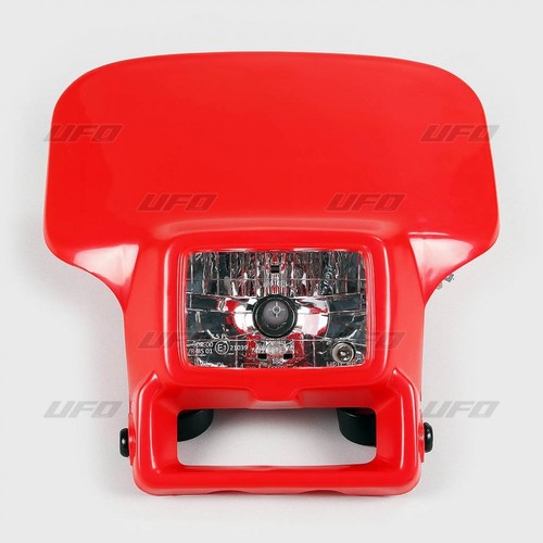 Red headlight mask - red,