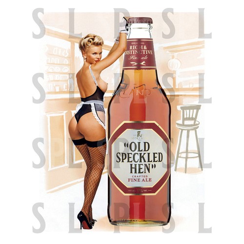 Old speckled hen - bottle, up