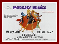 Modesty Blaise Movie Poster A1