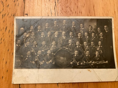 Old postcard brass - ,