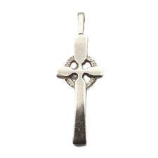 Sterling silver pendant Celtic design The St Peter's Cross by Ortak Scottish 