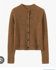 Toast Wool Neat Cardigan Size
