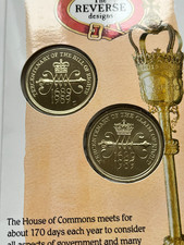 Elizabeth II Two Pound 1989 x 2 in Royal Mint presentation pack as struck