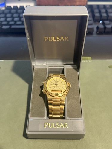 Pulsar quartz gold - quartz, alarm