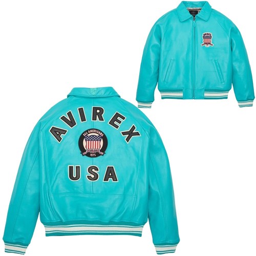 Avirex leather jacket men - avirex,