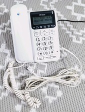 BT Decor 2500 Corded Telephone Answering Machine Hearing Aid Large Buttons