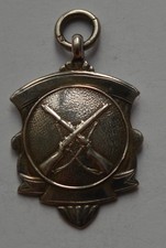 Riffle sterling silver fob - silver,