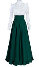 CR ROLECOS Victorian Edwardian Renaissance Costume Women Medieval Vintage S