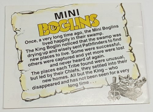 Mini boglins checklist - boglins,