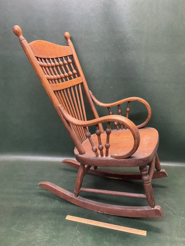 Antique oak wood stick and - oak,
