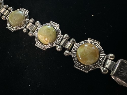 Vintage mizpah celtic green - mizpah,