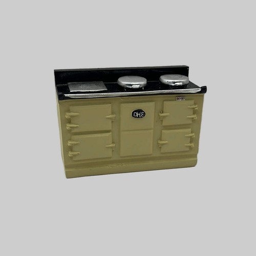 Dolls house large cream resin - house,