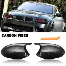 CARBON FIBER FOR BMW E81 E82 E87 E90 E92 E93 M3 STYLE WING MIRROR COVER CAPS LCI