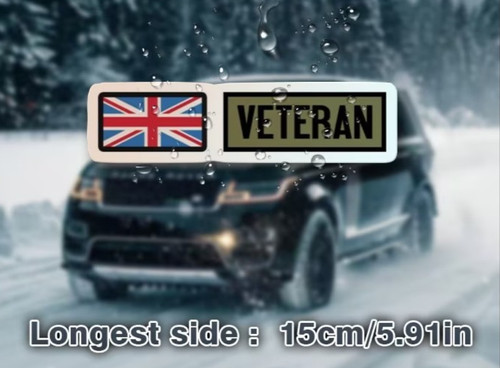 15cm armed forces veteran - armed,