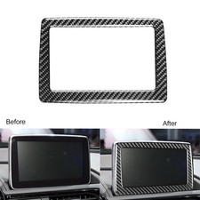 Carbon Fiber Dashboard GPS Navigation Panel Trim For Mazda MX-5 Miata 2016-2020 