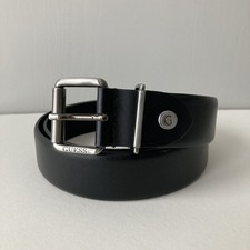 Guess Leather Belt Black Smart