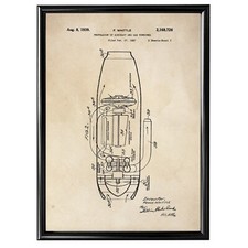 Patent Print - Jet Engine /