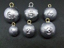 Sea Course Fishing Weights Lead, Plain Bomb Sinkers In Various Shapes & Sizes  