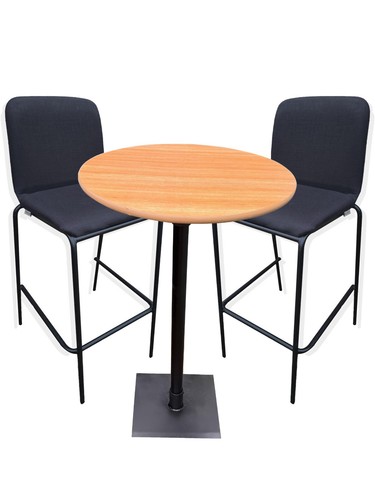 High tall round table - high,