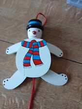 Chritmas Wooden Snowman Decoration