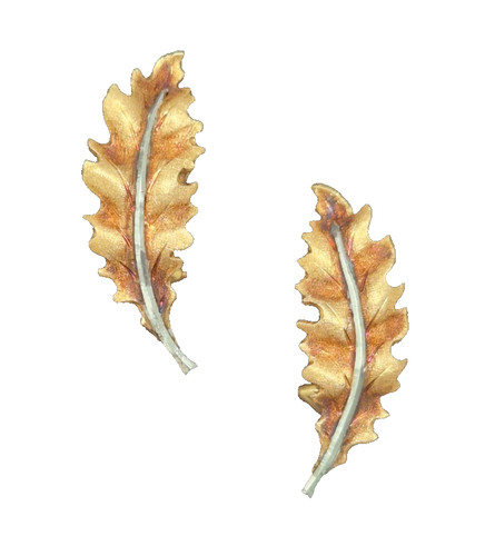 Rare vintage buccellati leaf - vintage,