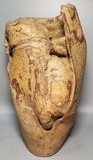 Wesley Potter Wire Cut Stoneware Sculpture Cobalt Oxides with a Matt Glaze 32cm 