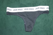 JACK WILLS  STRING THONG    UK  SMALL XXS 6   in NAVY BLUE
