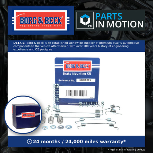 Hand brake shoe fitting kit - brake,