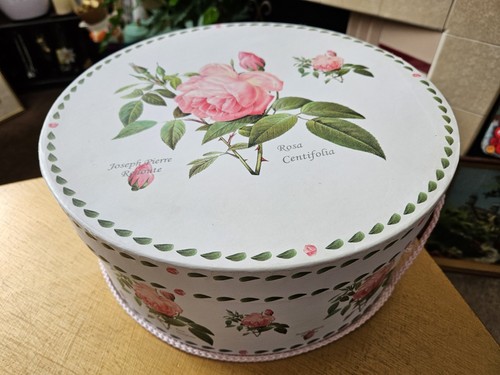 Vintage redoute pink rose hat - redoute,