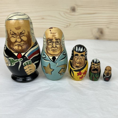 Vtg soviet nesting dolls - vtg,