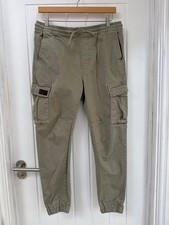 Zara men cargo green trousers